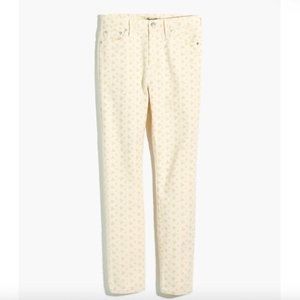 The Perfect Vintage Jean White Embroidered Eyelet